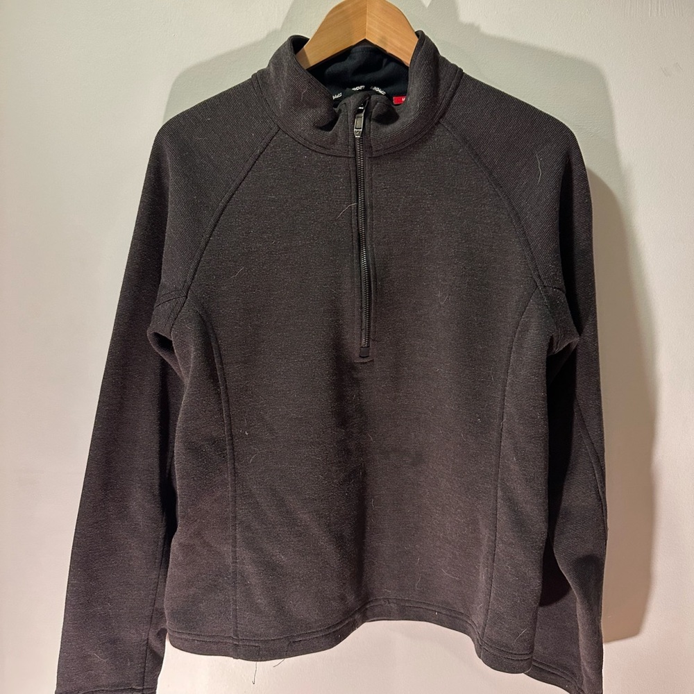 Spyder Men’s Brown Half-Zip Sweater